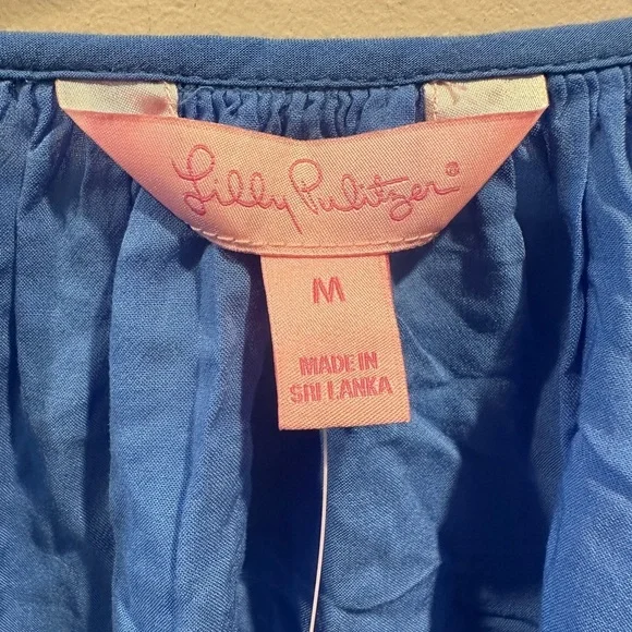 Lily Pulitzer Blue Women's Top - Picture 4 of 6